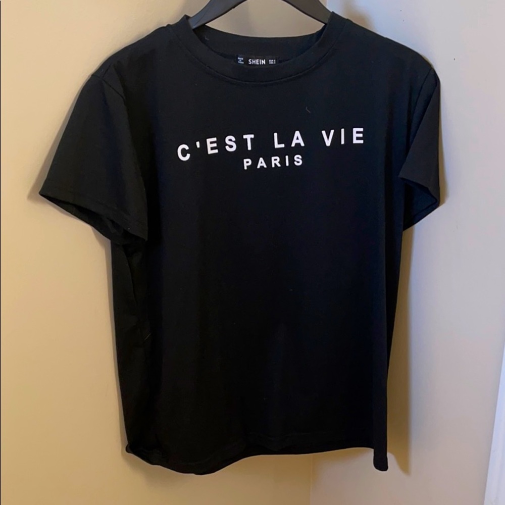 T-shirt black graphic